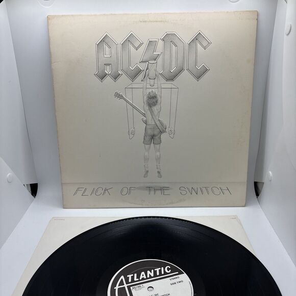 AC/DC FLICK OF THE SWITCH 12" LP VINYL RECORD ATLANTIC 1983 - GRG Tested - Picture 1 of 11